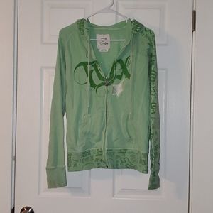 Green Women's Fox Jacket- Large